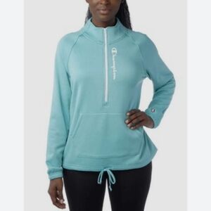 Champion Aqua Quarter-Zip Sweatshirt